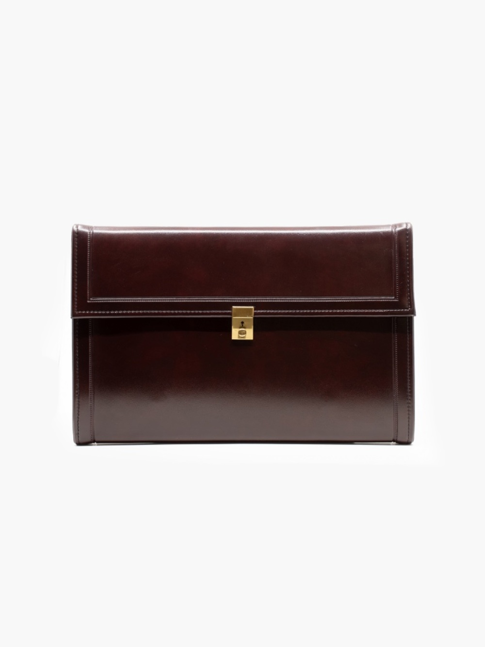 RENWICK Vintage Bergamo Leather Briefcase/Portfolio Made in Canada